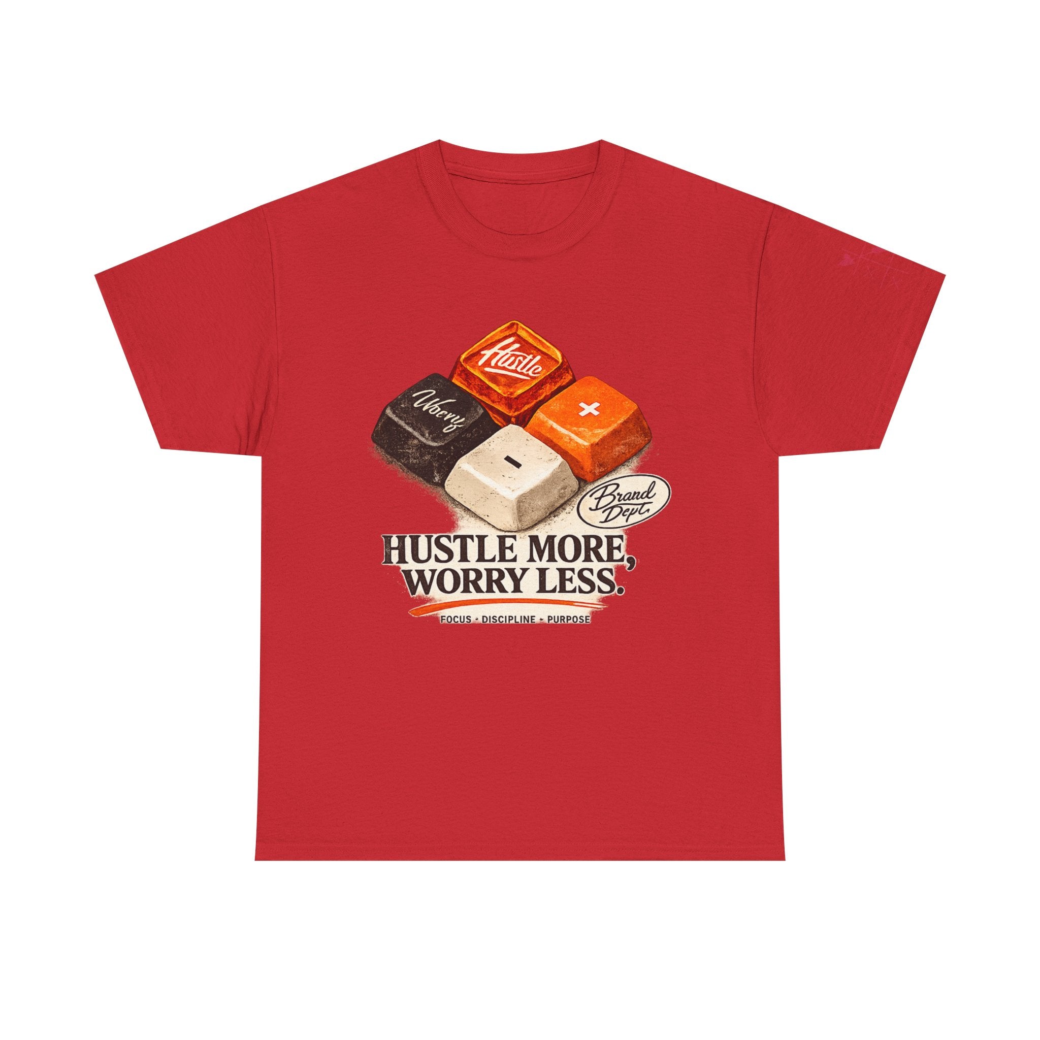 Hustle More, Worry Less Tee