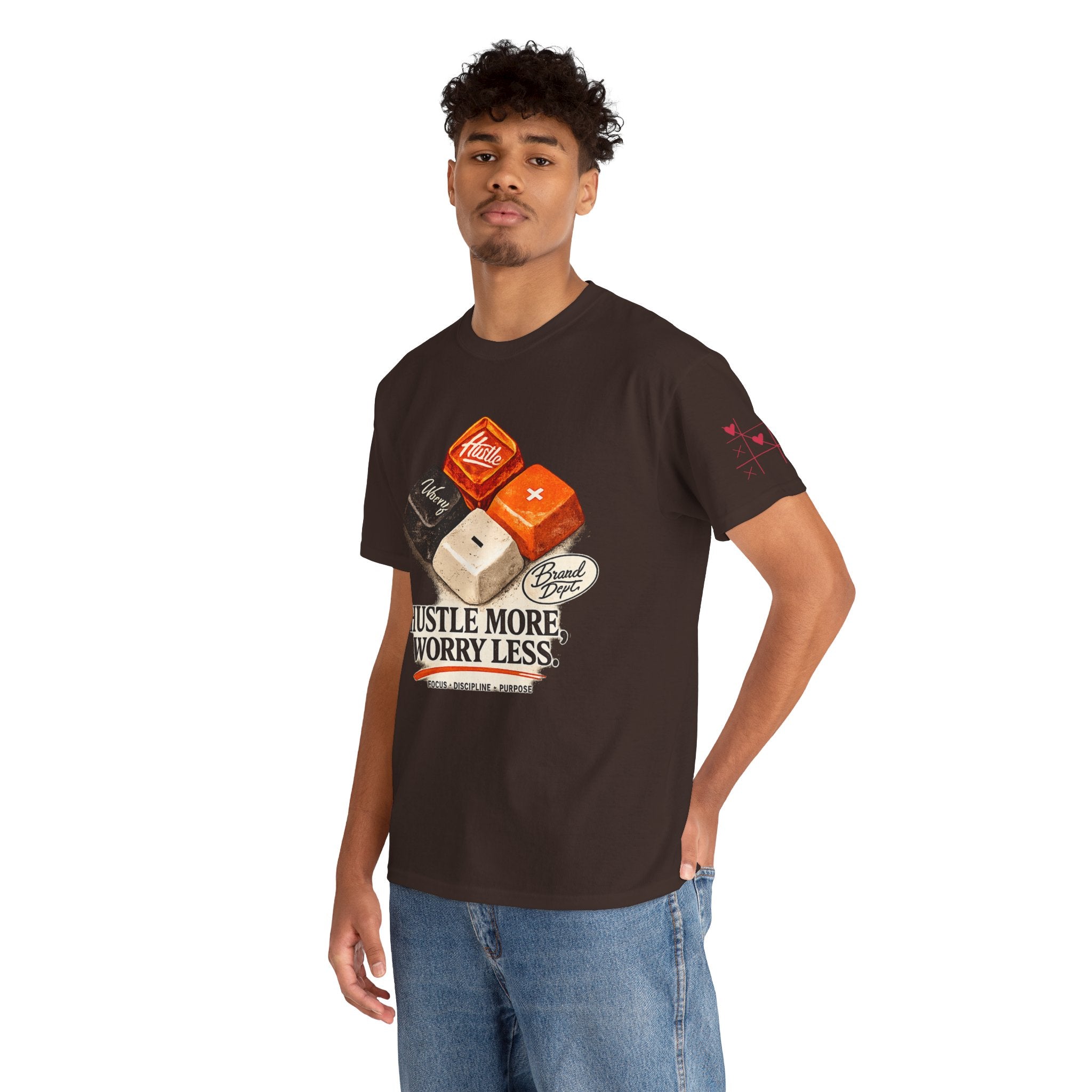 Hustle More, Worry Less Tee