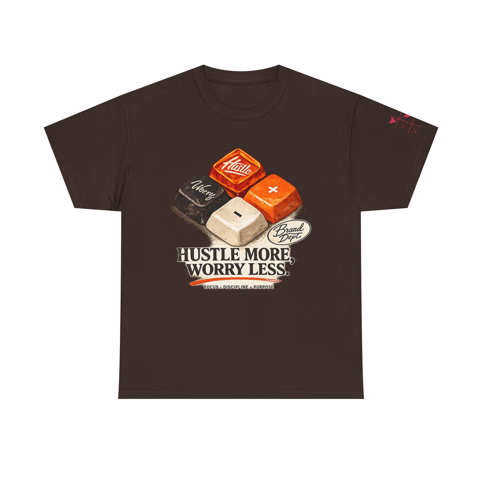 Hustle More, Worry Less Tee