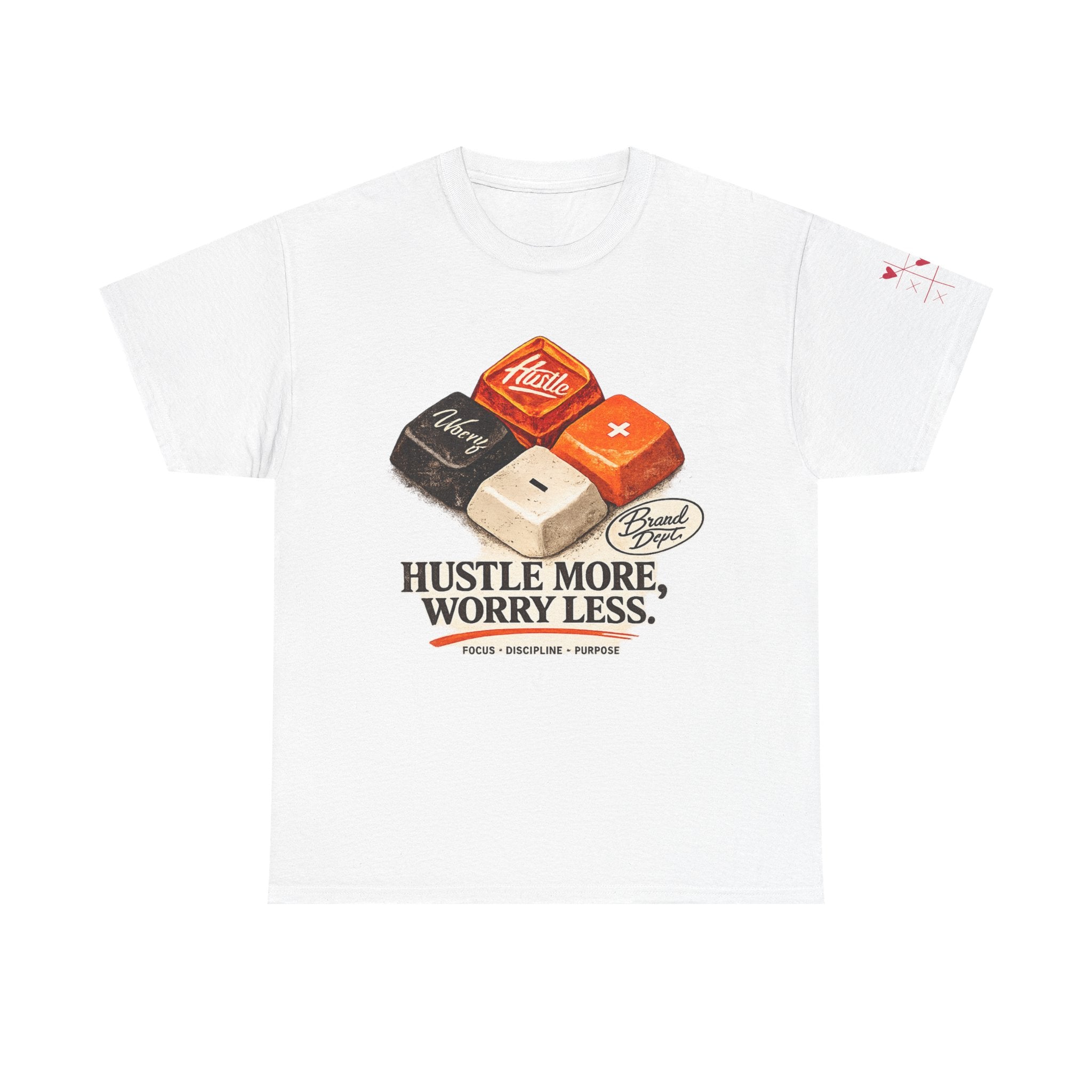 Hustle More, Worry Less Tee