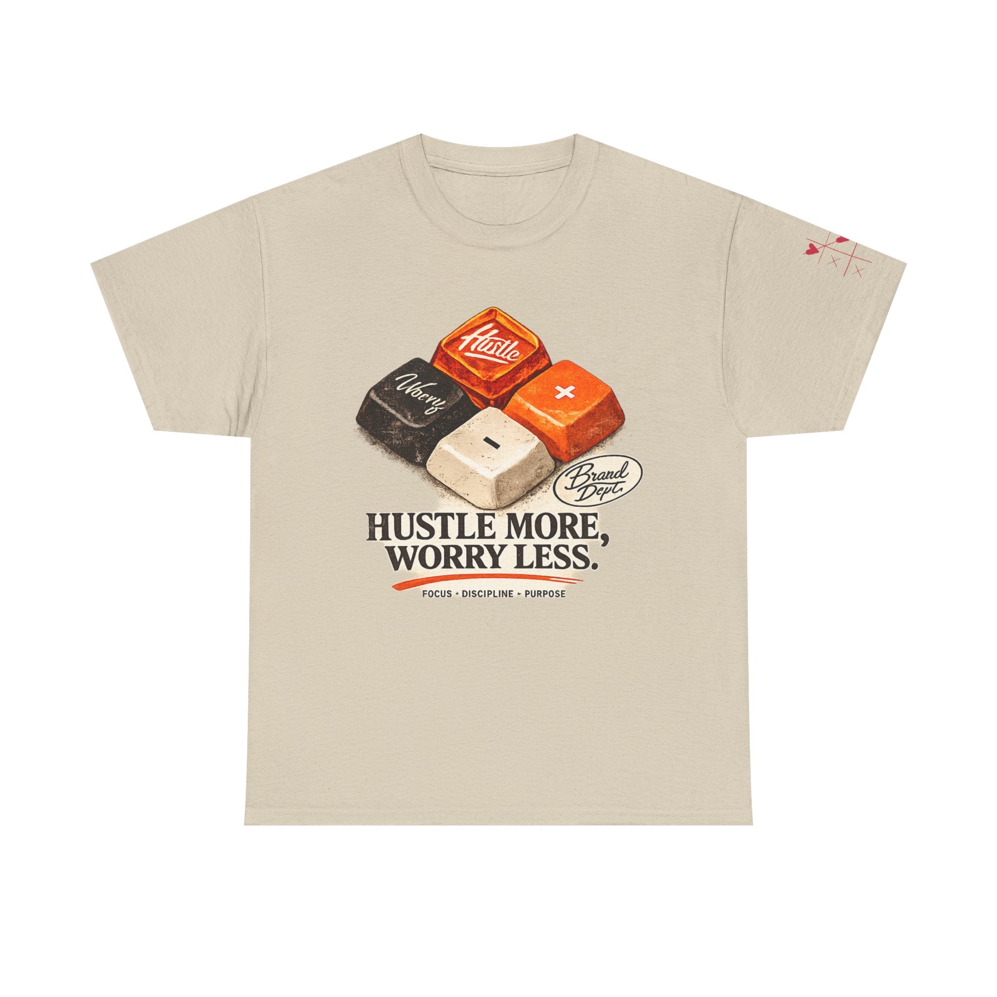 Hustle More, Worry Less Tee