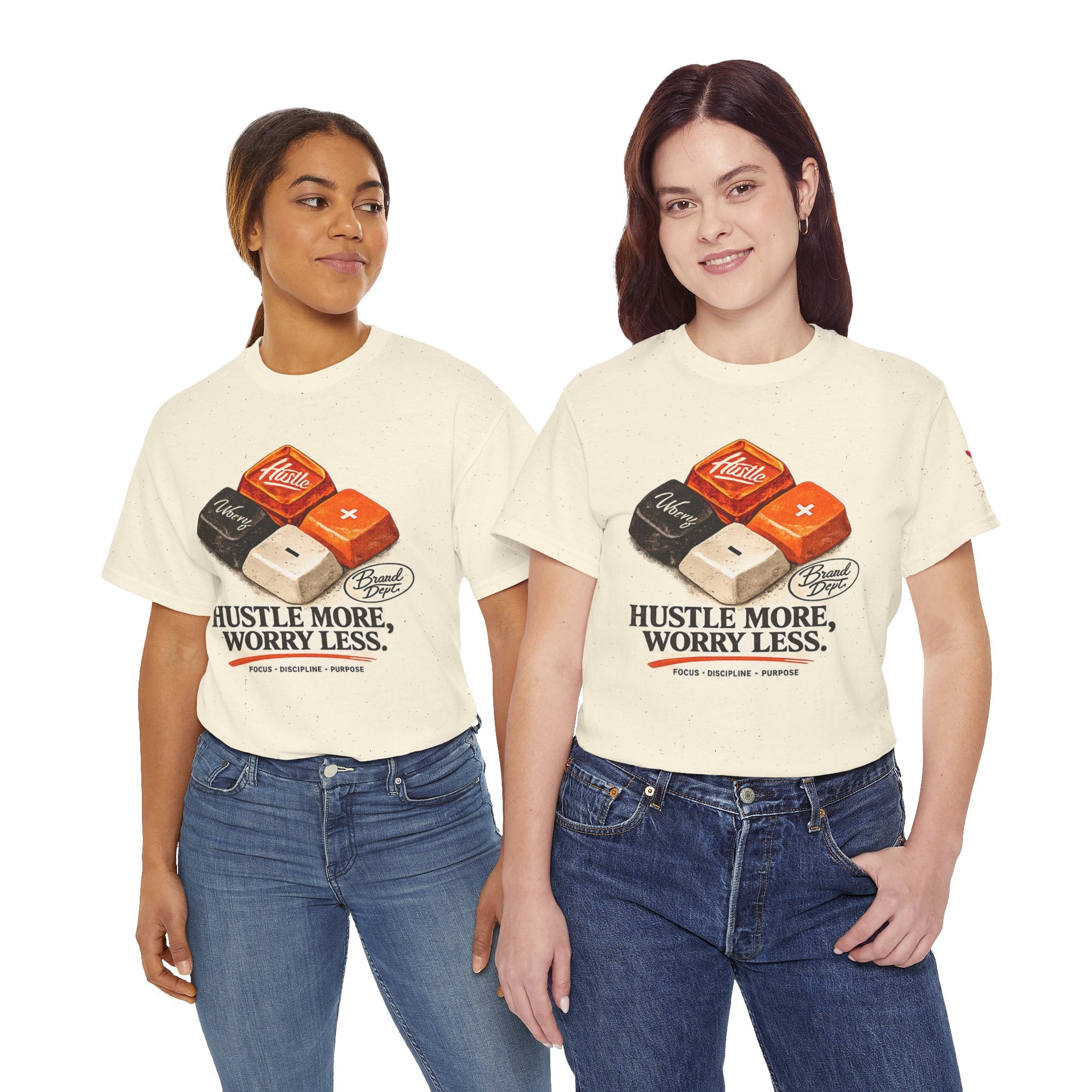 Hustle More, Worry Less Tee