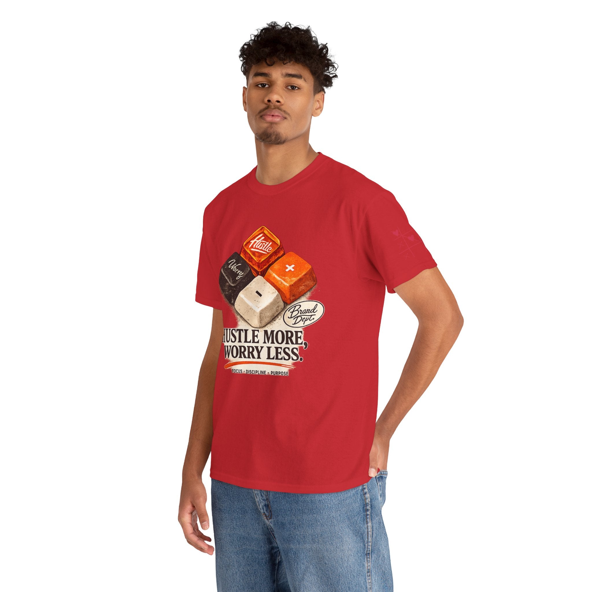 Hustle More, Worry Less Tee