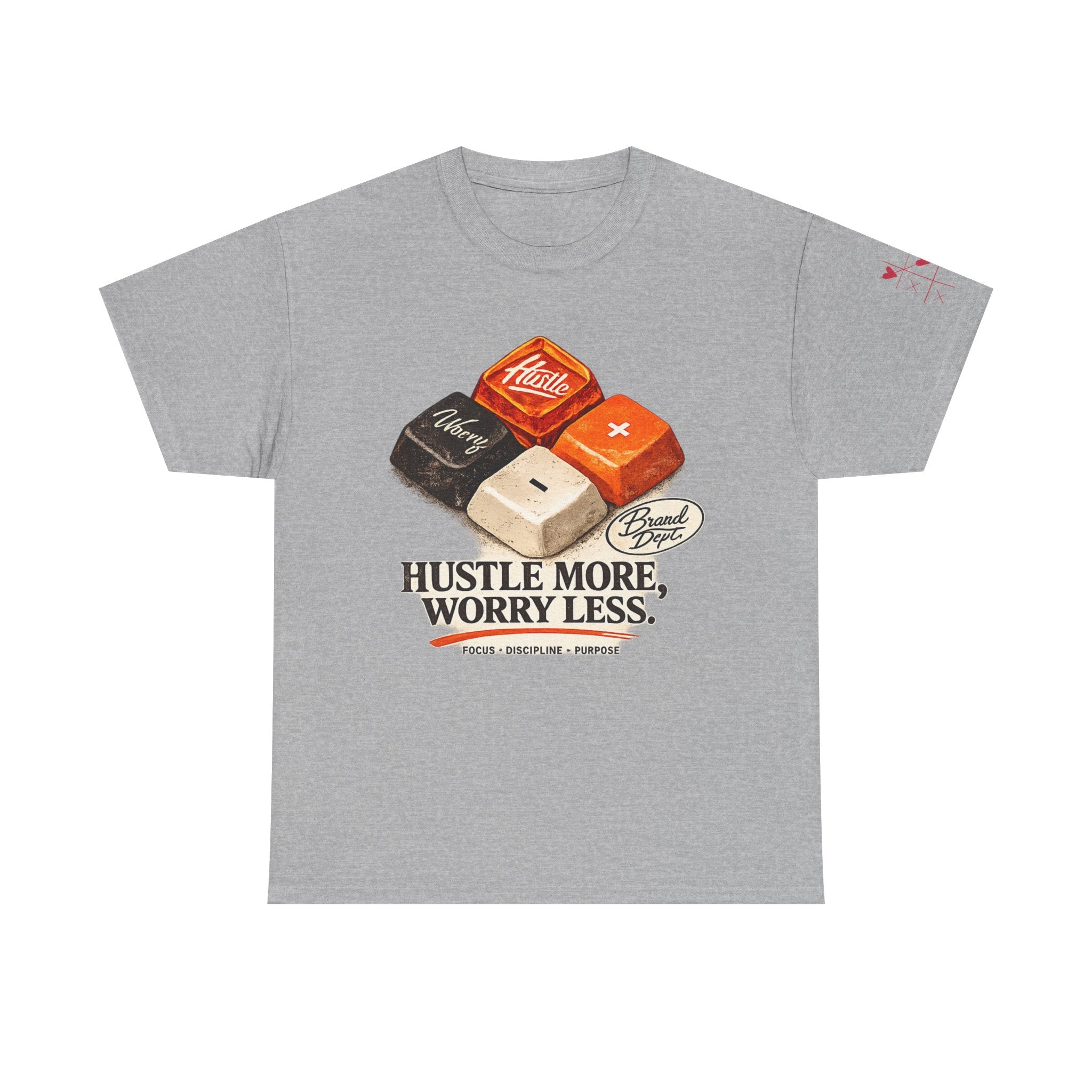 Hustle More, Worry Less Tee