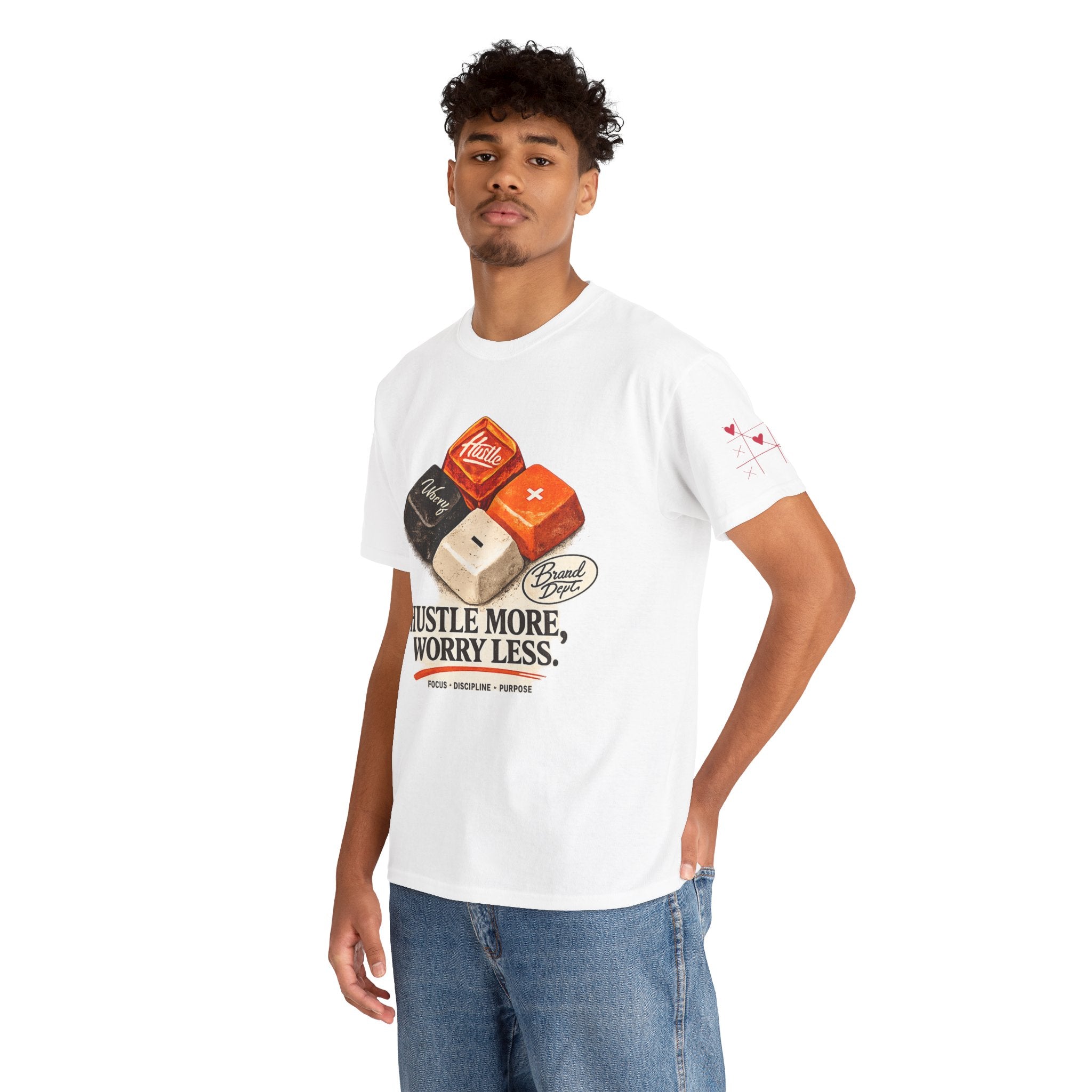 Hustle More, Worry Less Tee